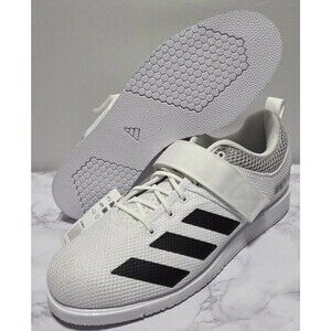 New Adidas Powerlift 5 White Black Weightlifting Shoes GY8919 Men’s Size 11.5